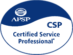 APSP certified service professional logo